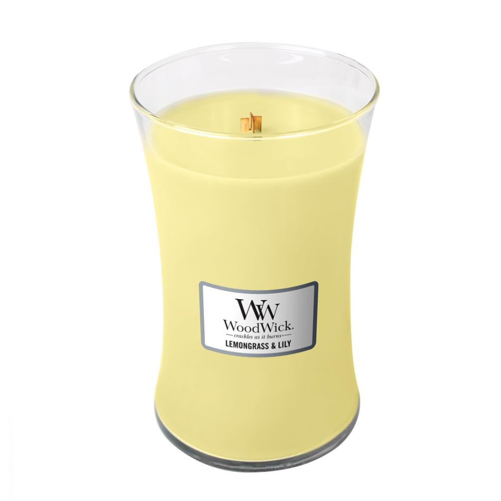 WoodWick Lemongrass & Lily Large Hourglass Candle £26.99